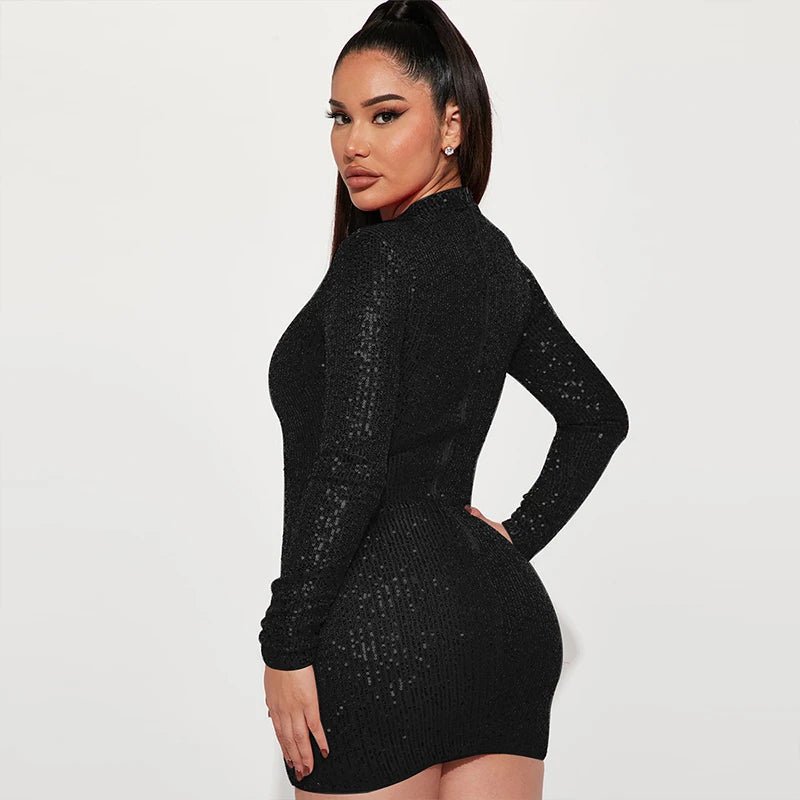 Robe Noir Paillette chez robe paillette