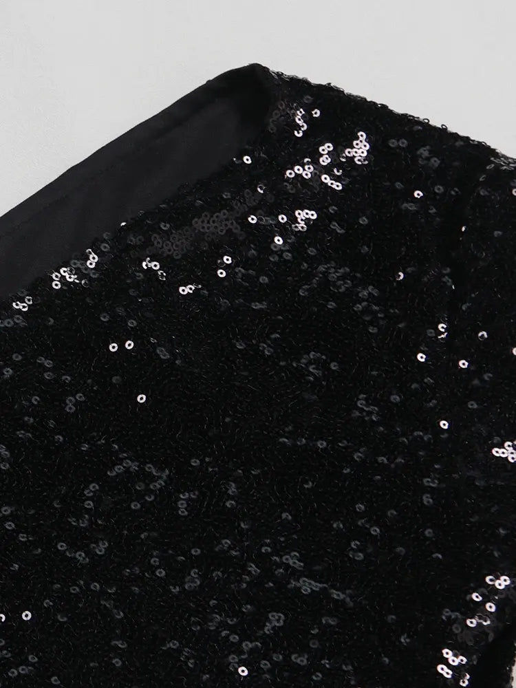 Robe Longue Noir Paillette chez robe paillette