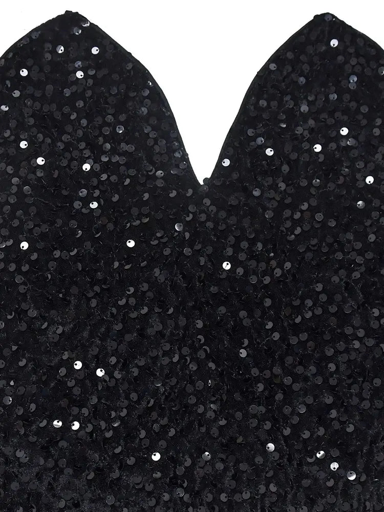 Robe de Soirée Longue Pailletée chez robe paillette