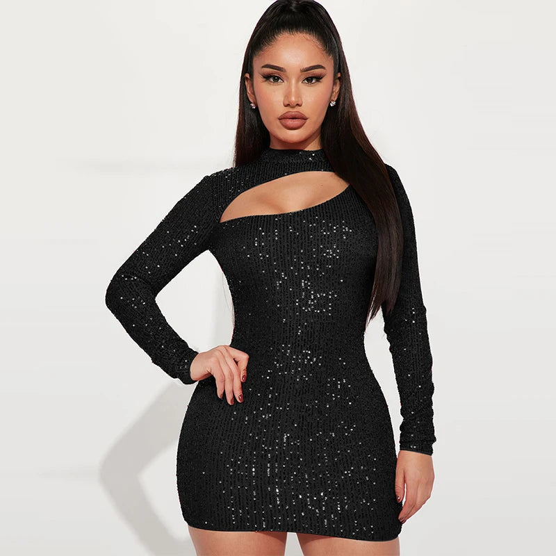 Robe Noir Paillette chez robe paillette