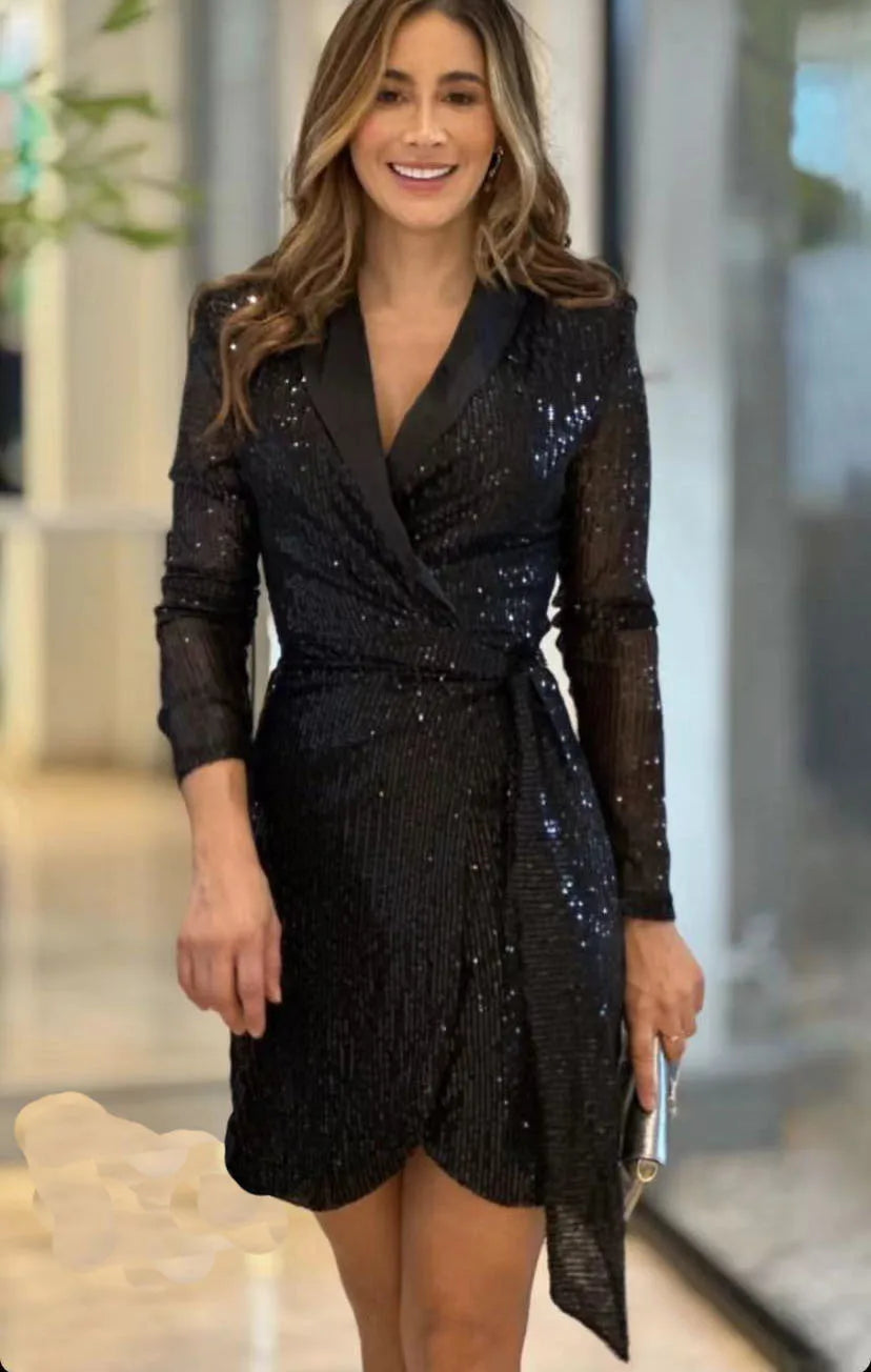 Robe Blazer Paillette chez robe paillette