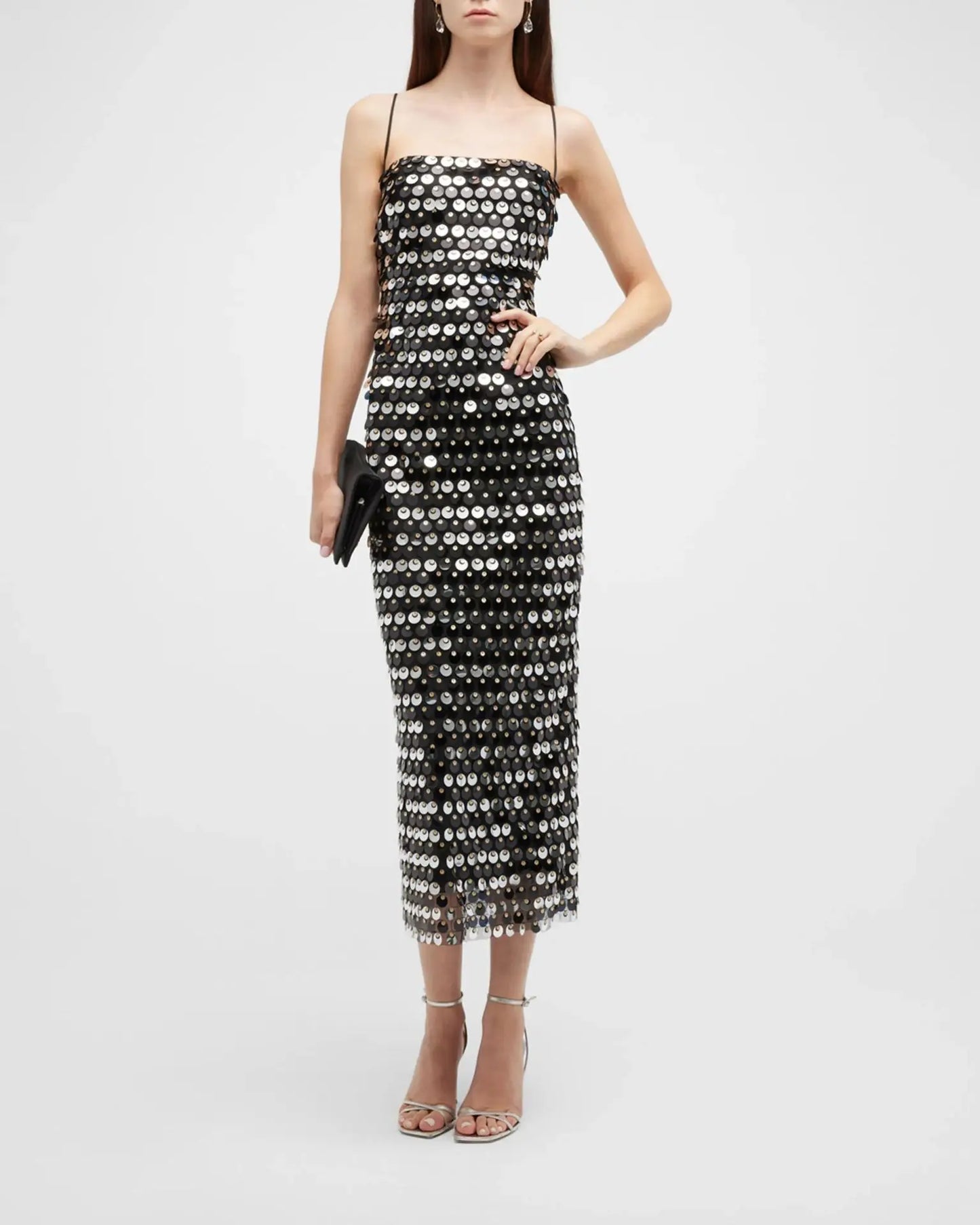 Robe Paillette Sequin noir chez robe paillette