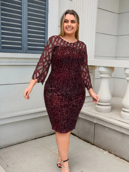 Robe Paillette Grande Taille chez robe paillette