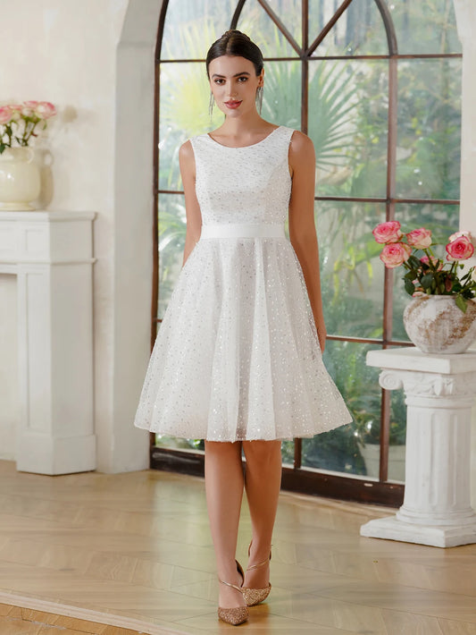 Robe de Mariée Paillette Blanc chez robe paillette
